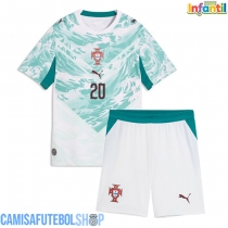 Camisa de time de futebol Portugal Joao Cancelo #20 Replicas 2º Equipamento Infantil Mundo 2026 Manga Curta (+ Calças curtas)